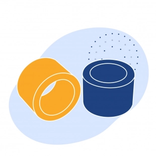 Втулка бронзовая 45 мм БрО10Ф1