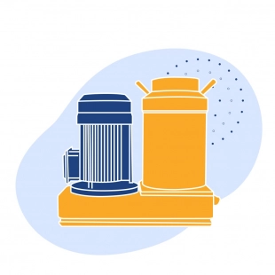 Конусная дробилка КИД-100 480х210х410 мм 1.5 кВт 62 кг