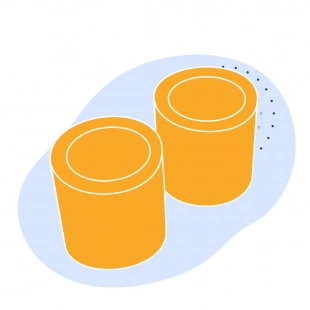 Капролоновая втулка 175х1400 мм белая ПА 6