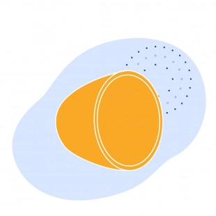 Тигель корундовый №9 10 мл 22/21 мм 46 мм