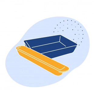 Лодочка корундовая малая 26 мл 91х37х18 мм