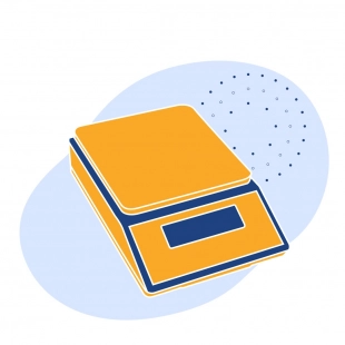 Весы высокоточные сенсорные 0.001-20гр 81х127х51 мм