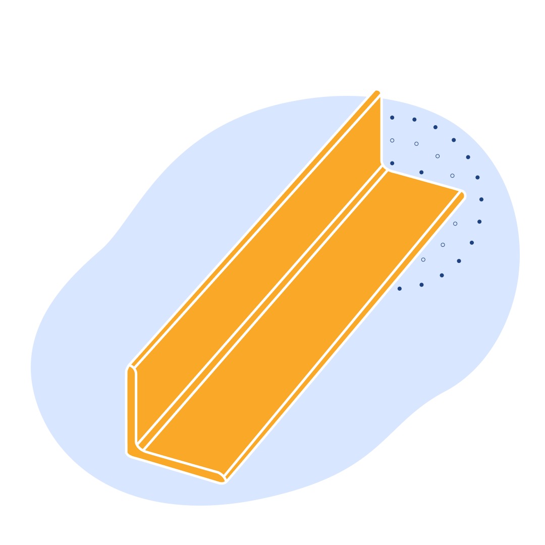 Анодированный уголок 100х40 мм АМг3