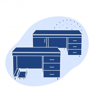 Стол для компьютера 1200 СК ЛАБ меламин 1200х570х760 мм