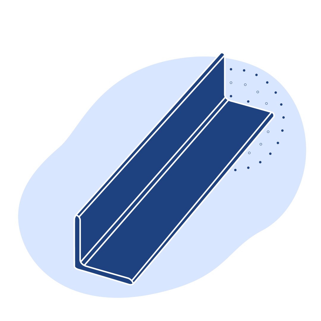 Анодированный уголок 100х40 мм АМг3