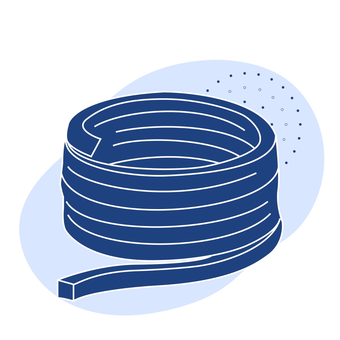 Сальниковая набивка АСП круглая 4 мм ГОСТ 5152-84
