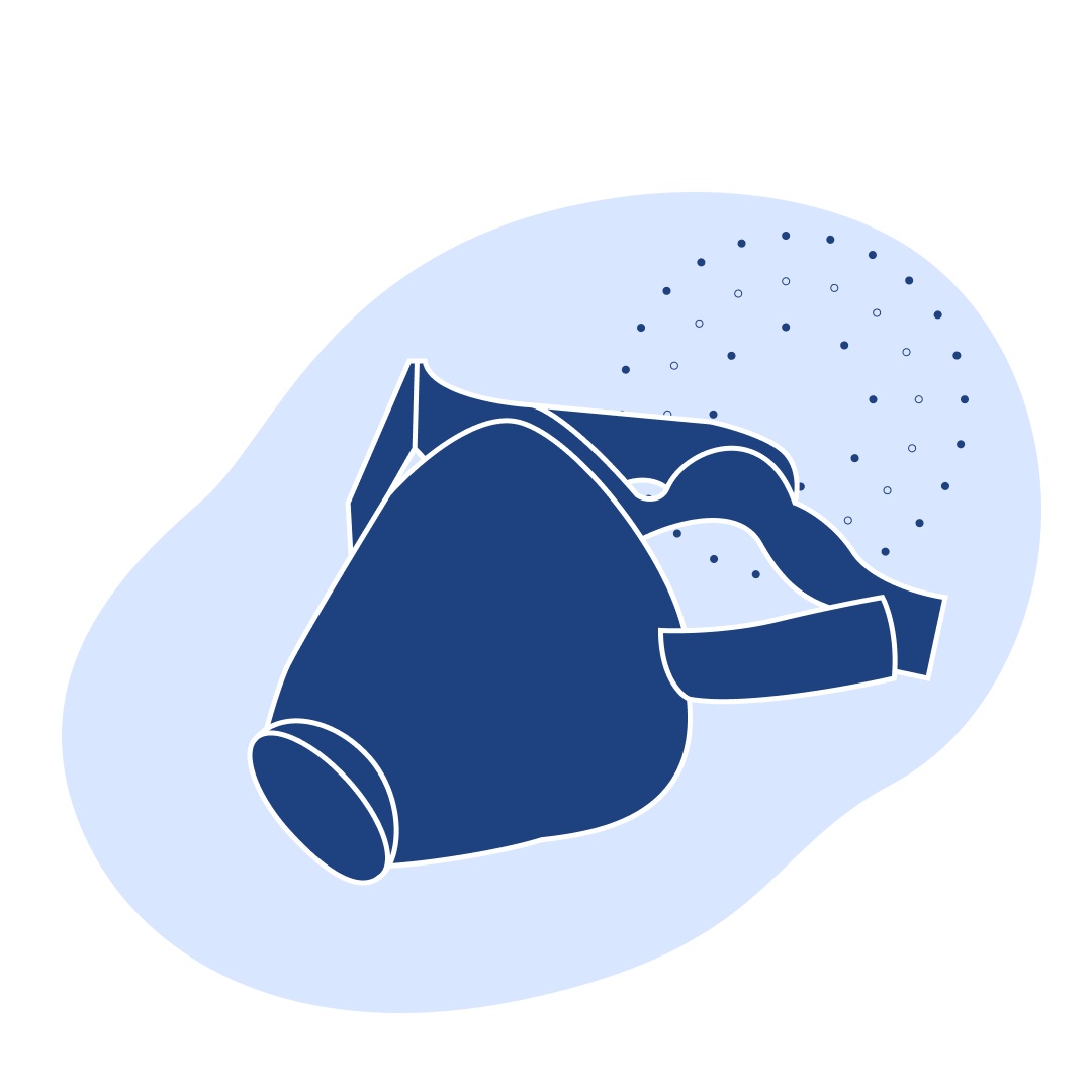 Полумаска фильтрующая (3М) 8112