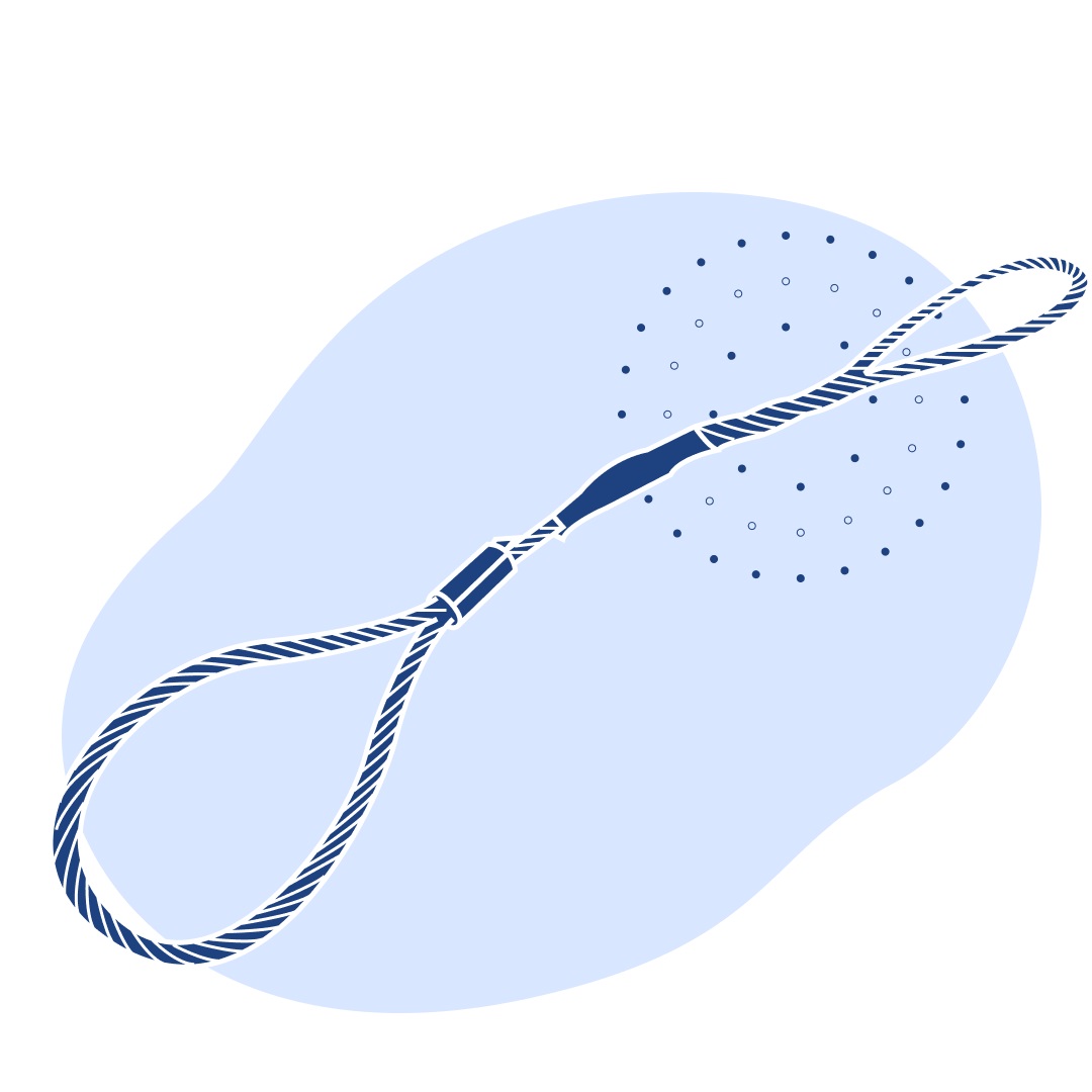 Строп грузовой канатный УСК1 3.2 т 2 м
