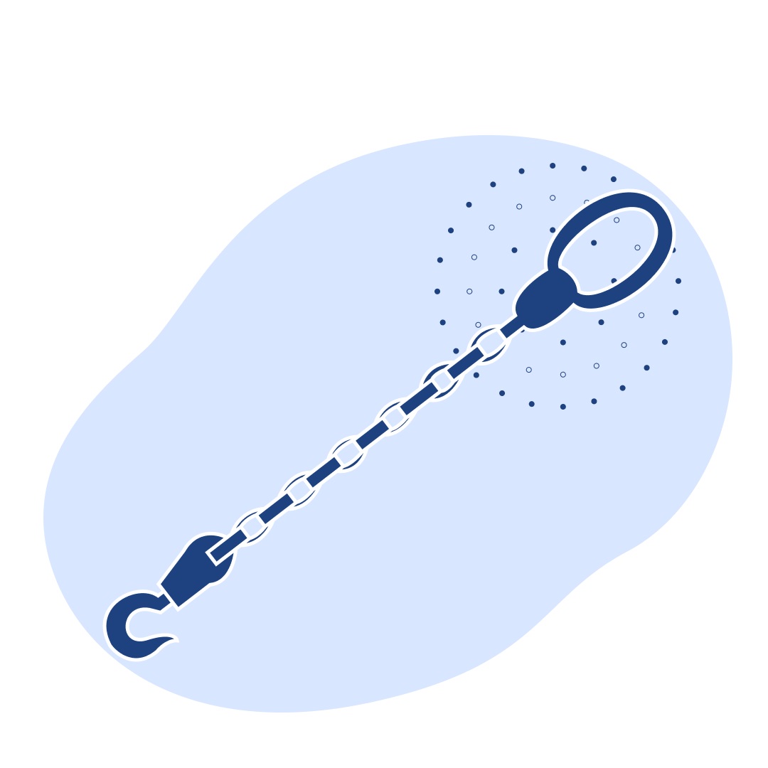 Строп цепной 1сц 2 т 2 м